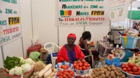 Stand de la Fédération des producteurs des Niayes à la FIARA (Dakar) © Grdr