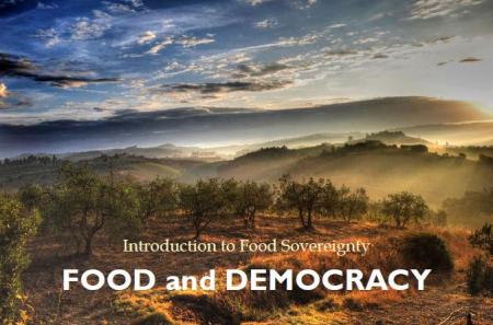 couverture du livre Food and Democracy