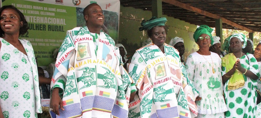 Des leaders de Nous sommes la solution lors de la Journée internationale de la femme rurale le 15 octobre 2021 en Guinée-Bissau © NSS