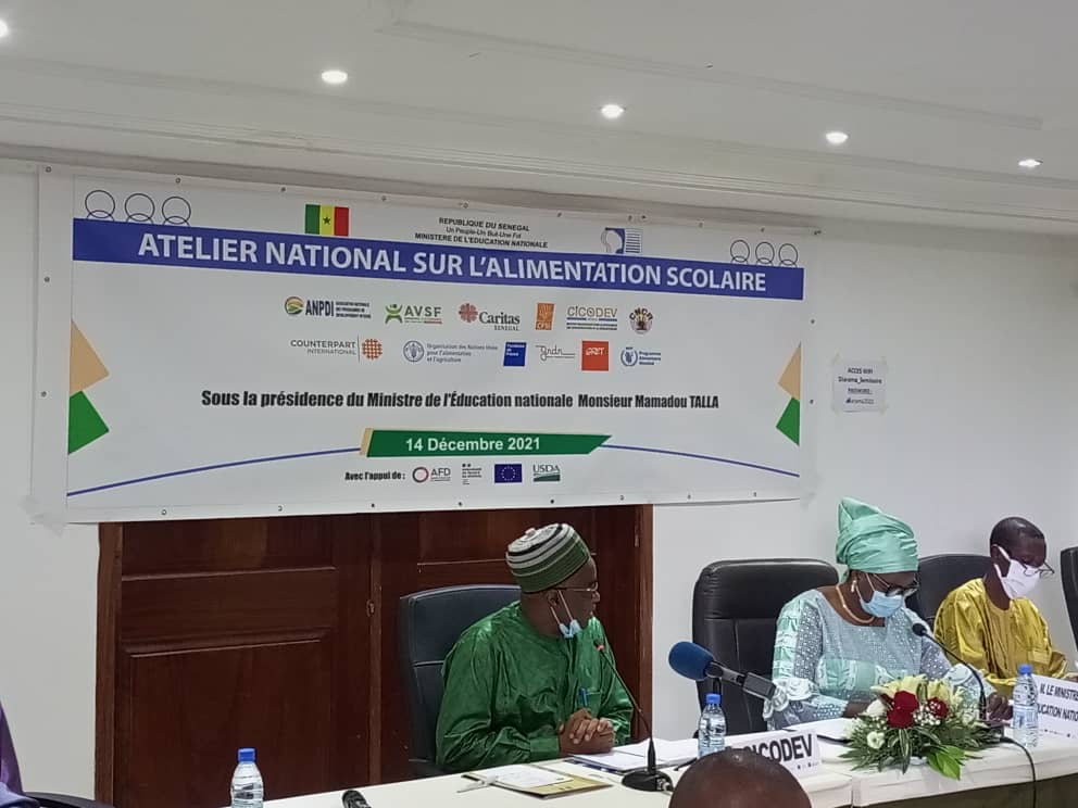 Atelier national sur l'alimentation scolaire