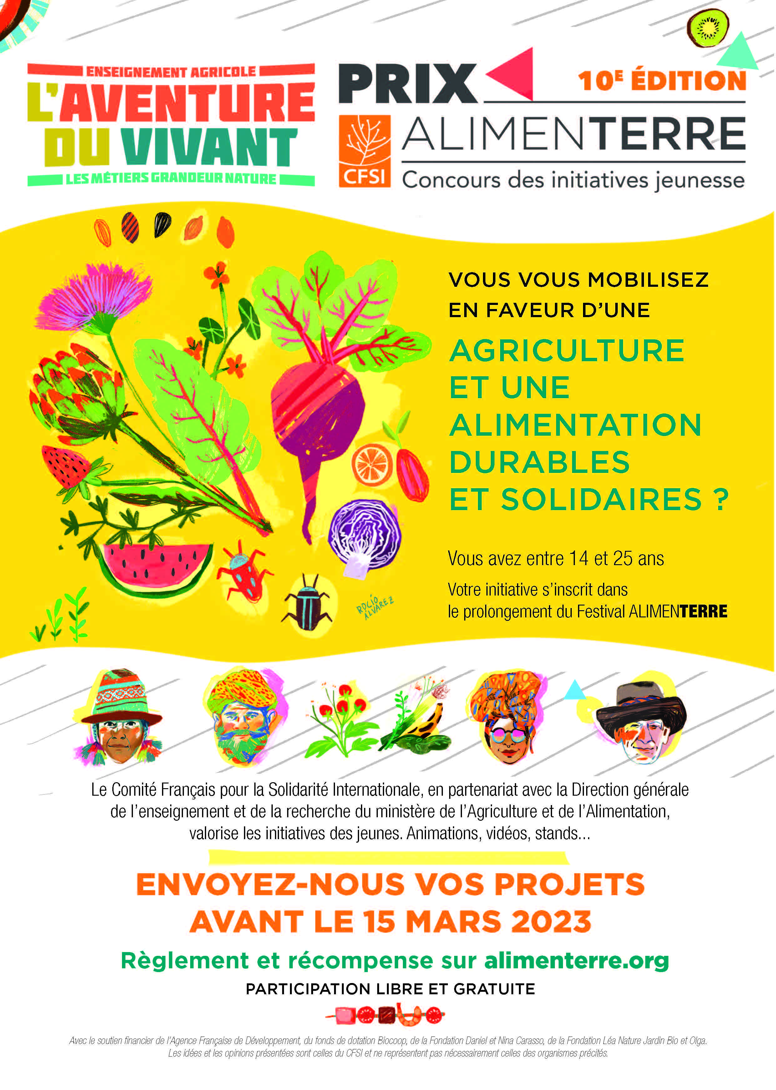 affiche prix ALIMENTERRE 2023