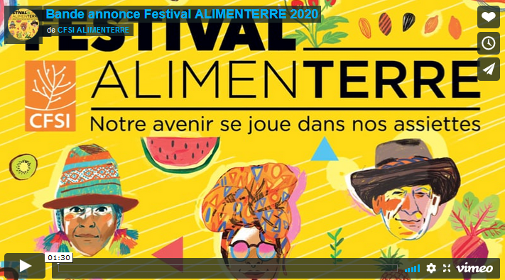 bande-annonce festival ALIMENTERRE 2020