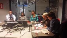 Photo : CFSI - Les invités dans le studio RFI