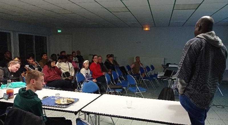 Intervention d'Abdou Karim en Mayenne