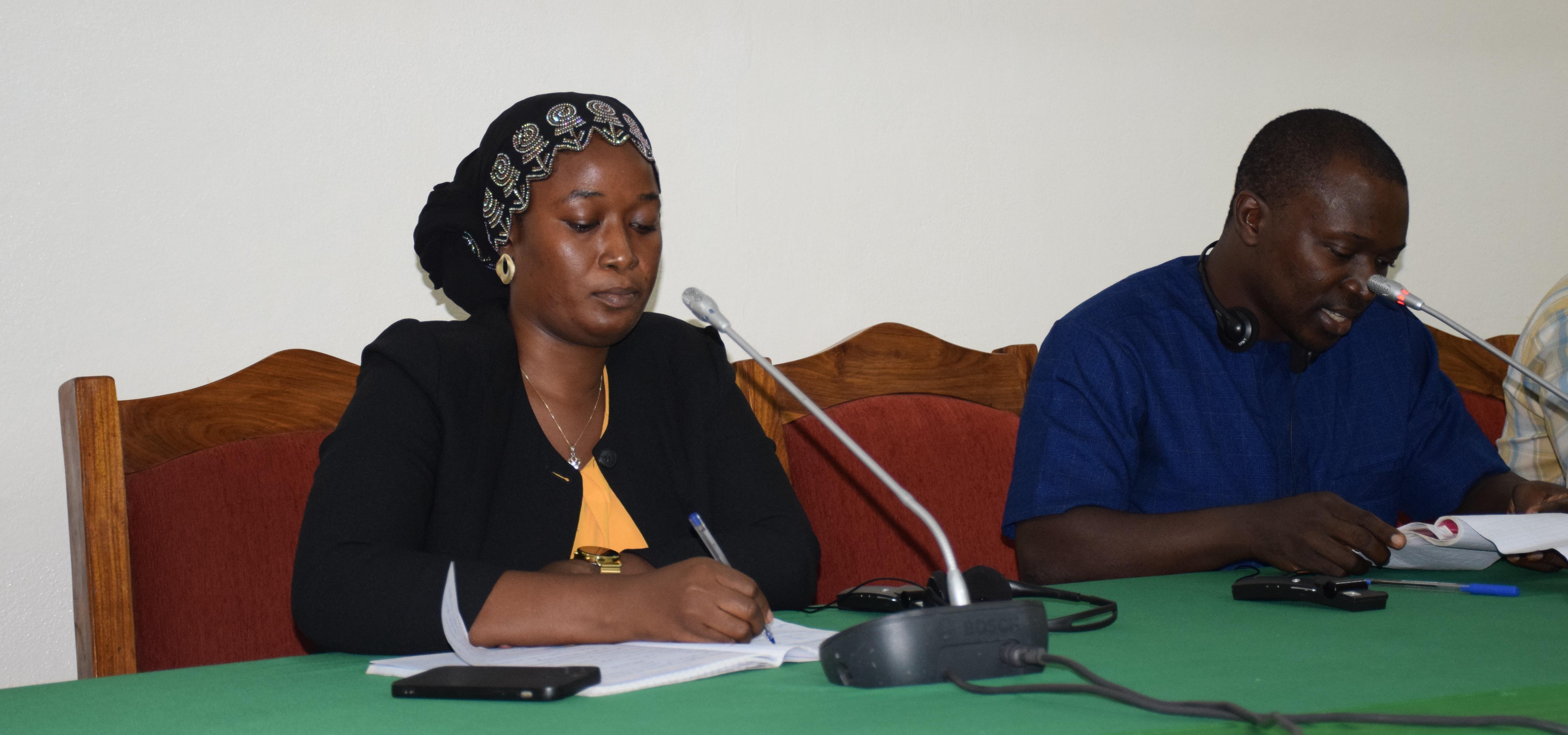 Equipe du Caresp, Ousmaou Gobitaka et Emmanuel Kota Mamah