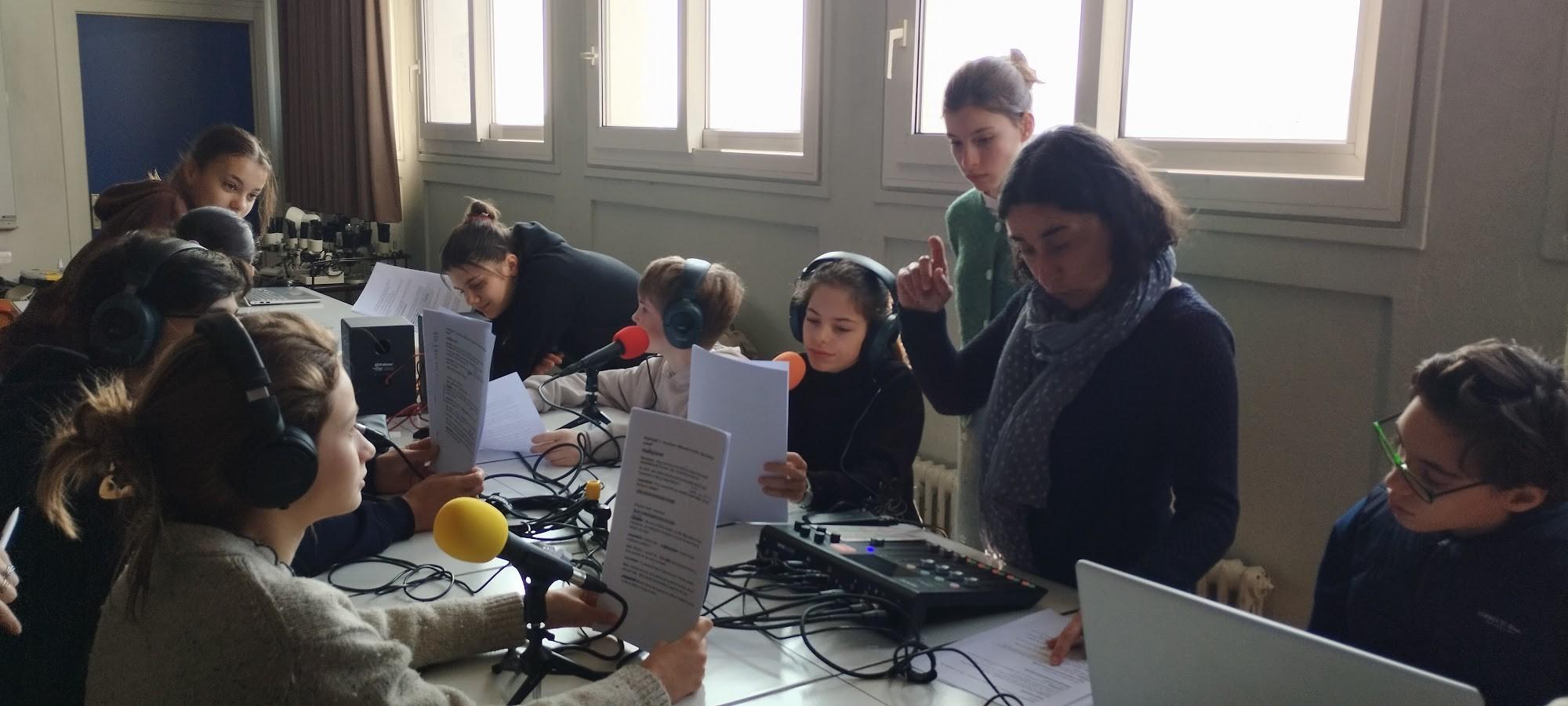 enregistrement de la fiction sonore