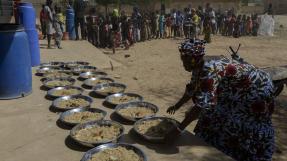 Une cantine au Sénégal © JB Russell