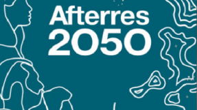 Visuel du podcast : contours de silhouettes de personnes sur fond bleu