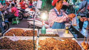 Vente d'insectes frits à Bangkok © Aluxum - iStock