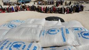 Distribution d'aide alimentaire par le PAM en Centrafrique © PAM