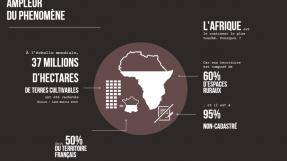 carte accaparement des terres Afrique