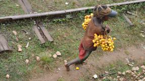 Photo Madagascar enfant train
