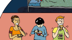 dessin enfants alimentation