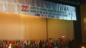 Cérémonie d'ouverture de la 22ème session de l'APP UE ACP à Lomé