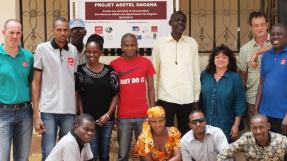 Photo de l'équipe du projet Asstel (Gret), Sénégal