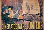 affiche de projection de cinéma des années 1900