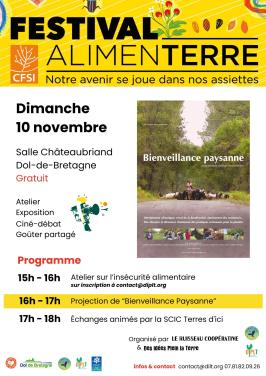 Affiche projection à Dol-de-Bretagne