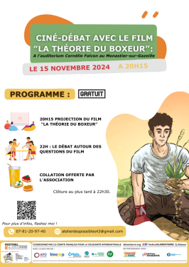 Visuel de l'affiche du film avec la mention des organisateurs