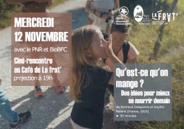 affiche capture d'écran du film une jeune fille porte la main à sa bouche et informations sur la projection à 19h