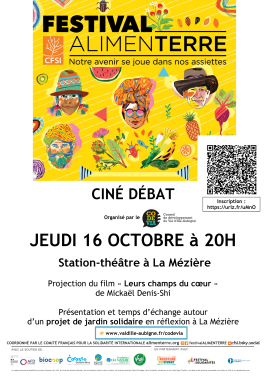 Affiche soirée ciné débat