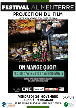 Ciné débat 28 novembre 18h30 CSCS Saint Yrieix
