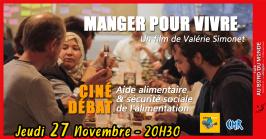 Ciné-débat "Manger pour vivre" / Café Au bord du monde (Salvagnac, Tarn)