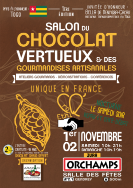 Flyer salon du chocolat 2025