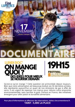 ciné documentaire "on mange quoi demain"