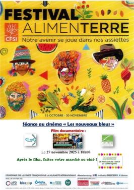 Marché de produits locaux le 27 novembre qui encadre la projection du film à 18H30 - On mange quoi ?