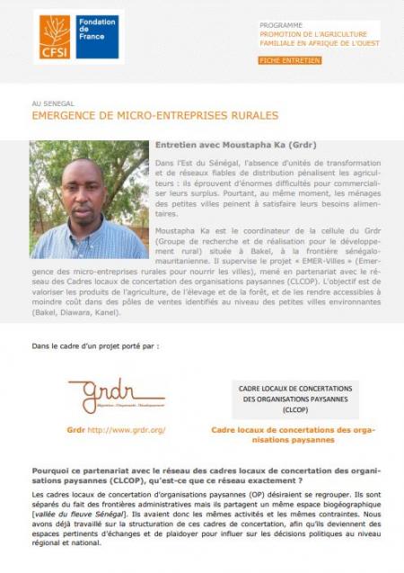 Moustapha Ka : émergence de micro-entreprises de transformation dans l'Est du Sénégal