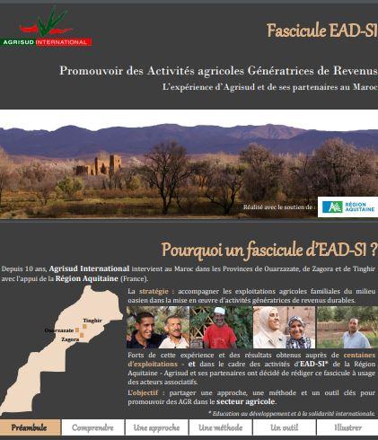 Promouvoir des activités agricoles génératrices de revenus : l'expérience d'Agrisud et de ses partenaires au Maroc