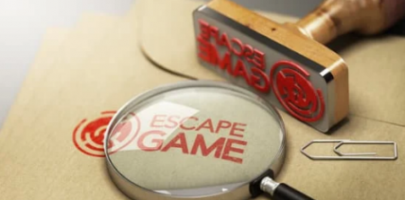 Image loupe et tampon "escape game"