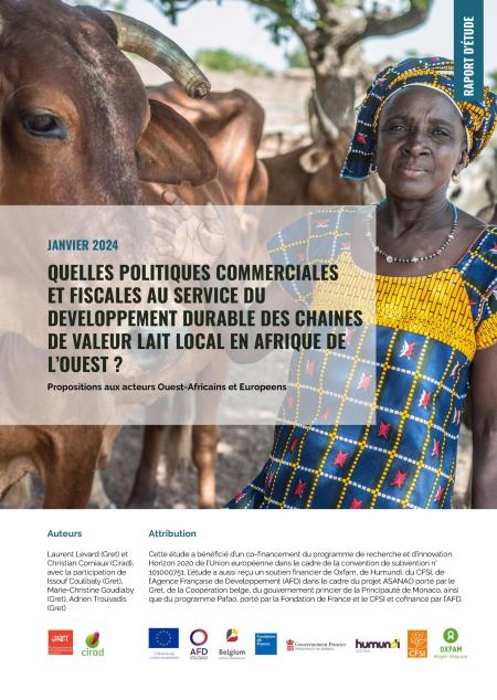 Quelles politiques commerciales et fiscales a service des chaînes de valeur lait local en Afrique de l'Ouest ?