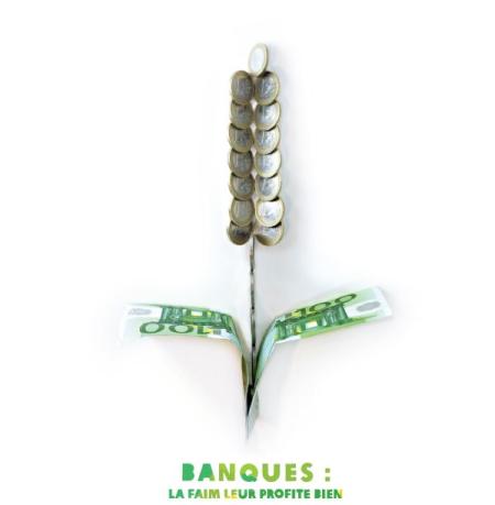 Couverture rapport Oxfam : Banques : la faim leur profite bien