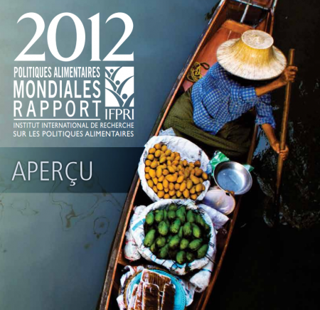 Couverture rapport IFPRI sur les politiques alimentaires en 2012