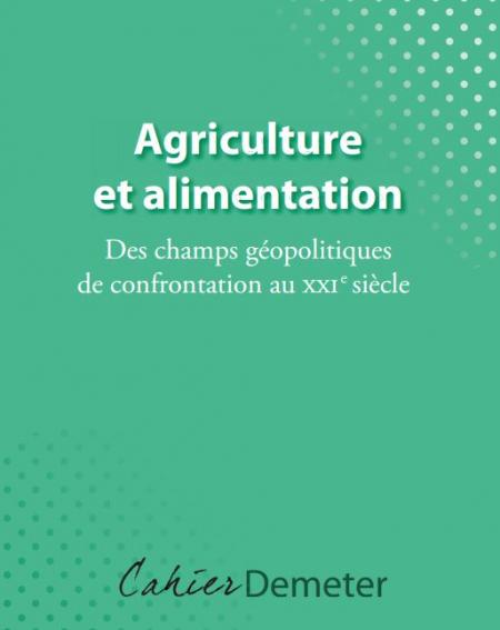 Couverture cahier Demeter 2012 "Agriculture et alimentation"